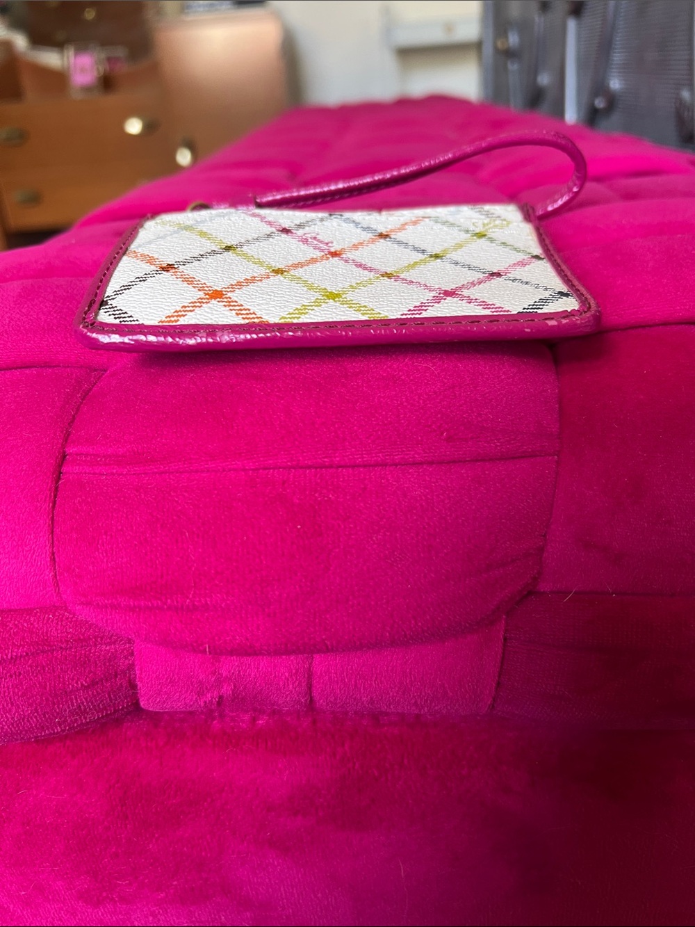 Coach Peyton Tattersall Mini Skinny ID Case - Picture 6 of 13